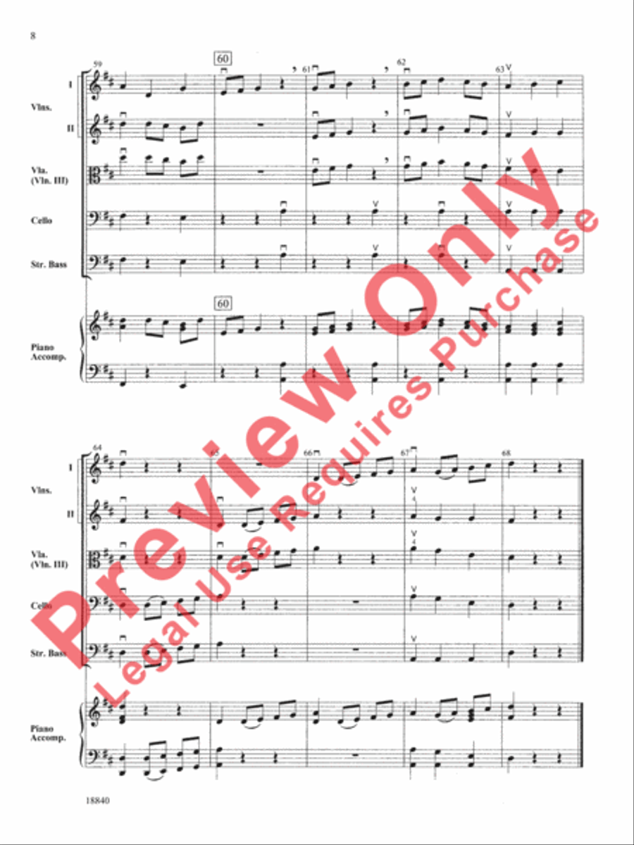 Shadow Dance String Orchestra scores gallery preview page 9