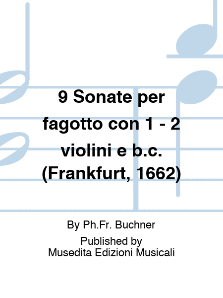 9 Sonatas from "Plectrum musicum" op.4 (Frankfurt, 1662)