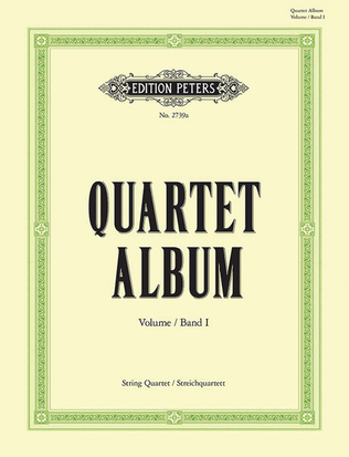 Book cover for Quartett-Album -- Collection of Famous Pieces for String Quartet
