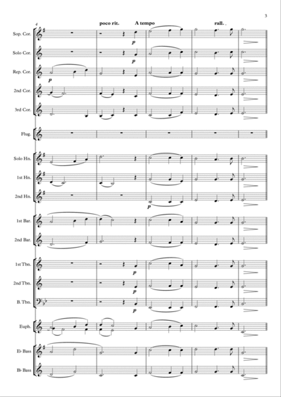 It is Well with My Soul Brass Band scores gallery preview page 3