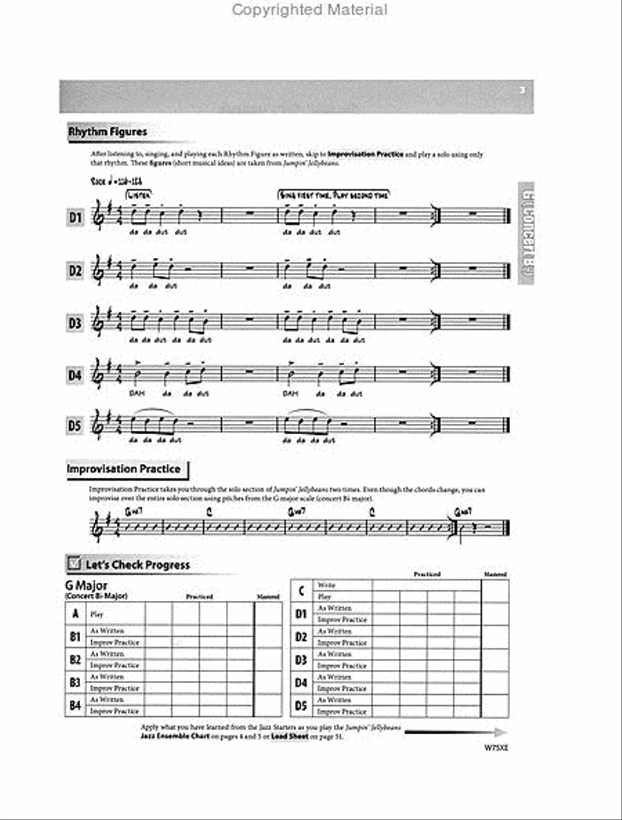First Place for Jazz 1st & 2n Alto Saxophone Alto Saxophone scores gallery preview page 3