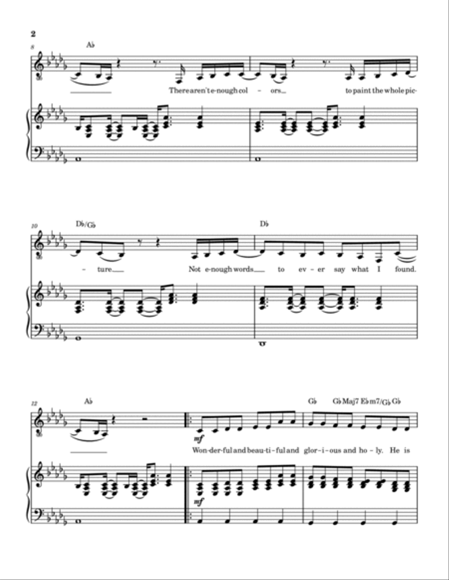 That's My King Piano, Vocal, Guitar scores gallery preview page 3