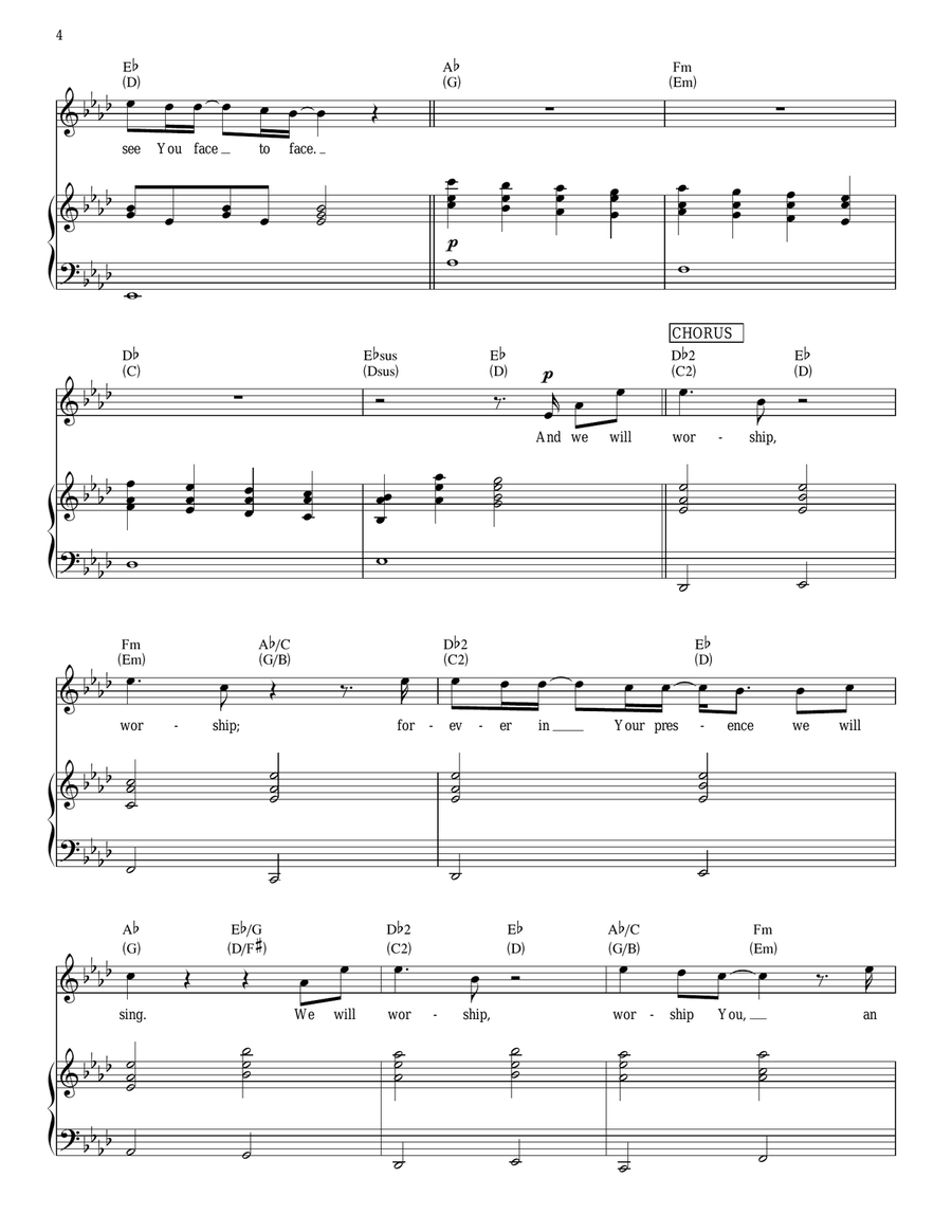 Endless Hallelujah Endless Hallelujah Piano, Vocal, Guitar scores gallery preview page 4