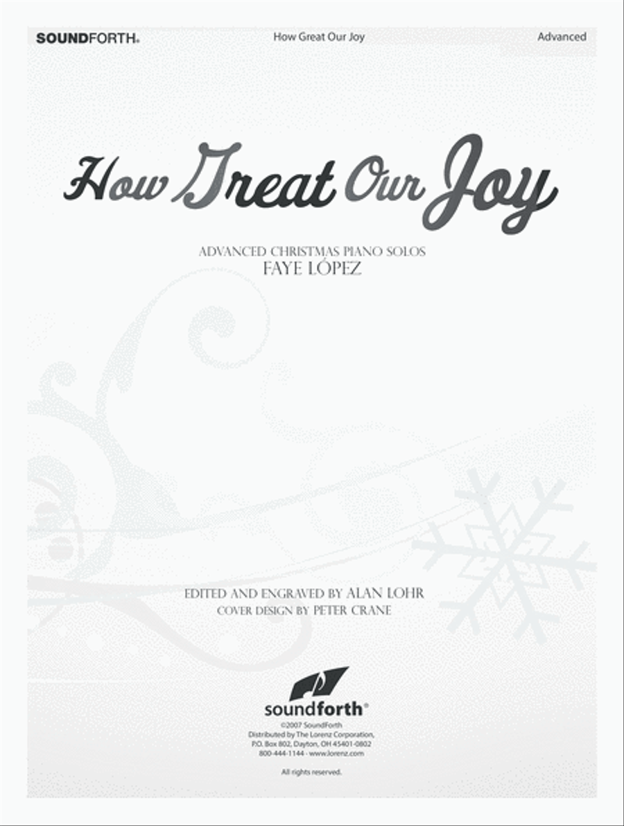 How Great Our Joy Piano Solo scores gallery preview page 1