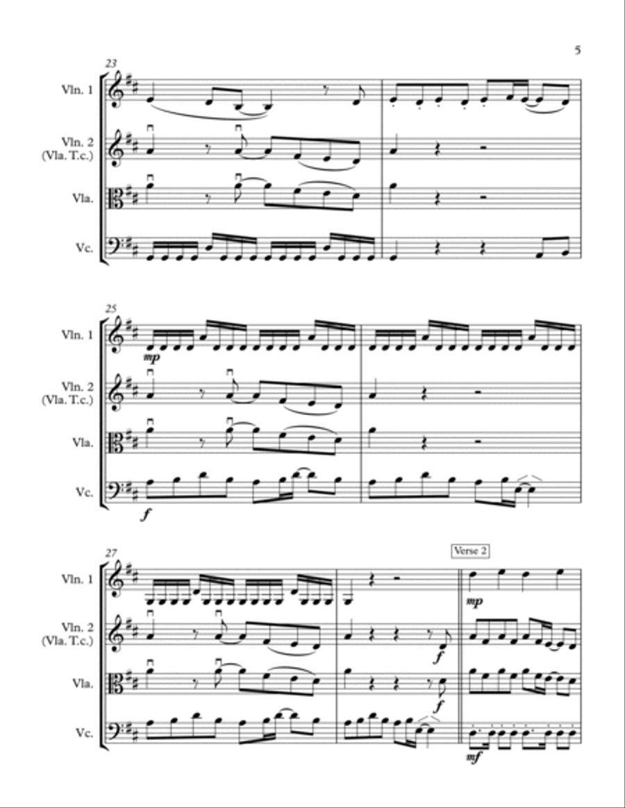 Best Day Of My Life String Trio scores gallery preview page 5