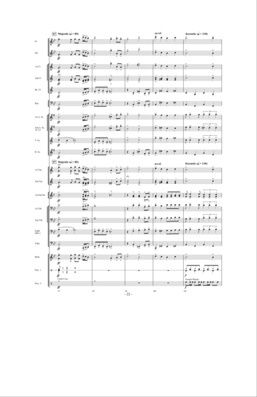 Camp Meetin' Concert Band scores gallery preview page 21
