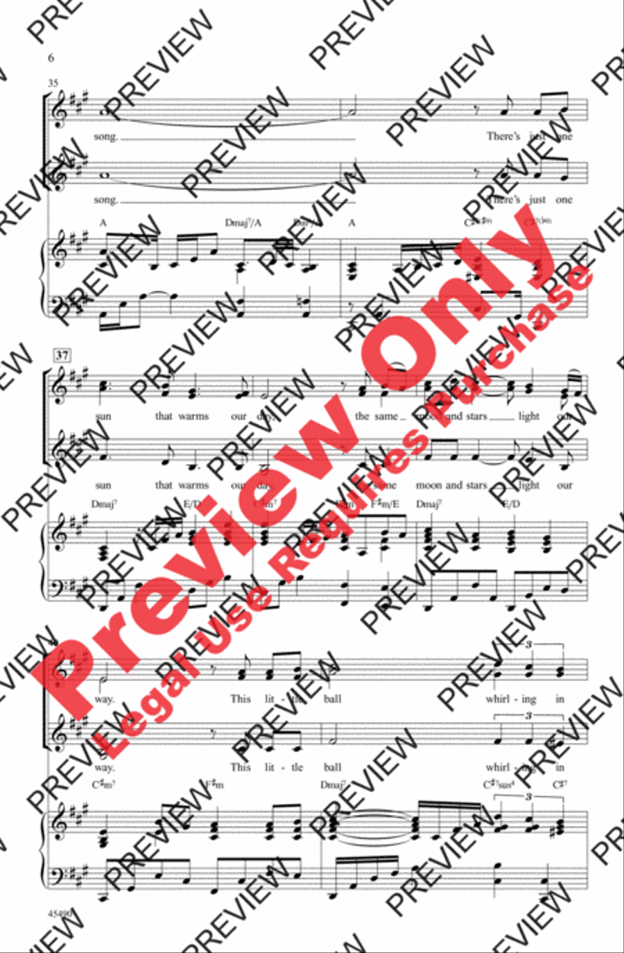 One Song One Song Women's Choir scores gallery preview page 6