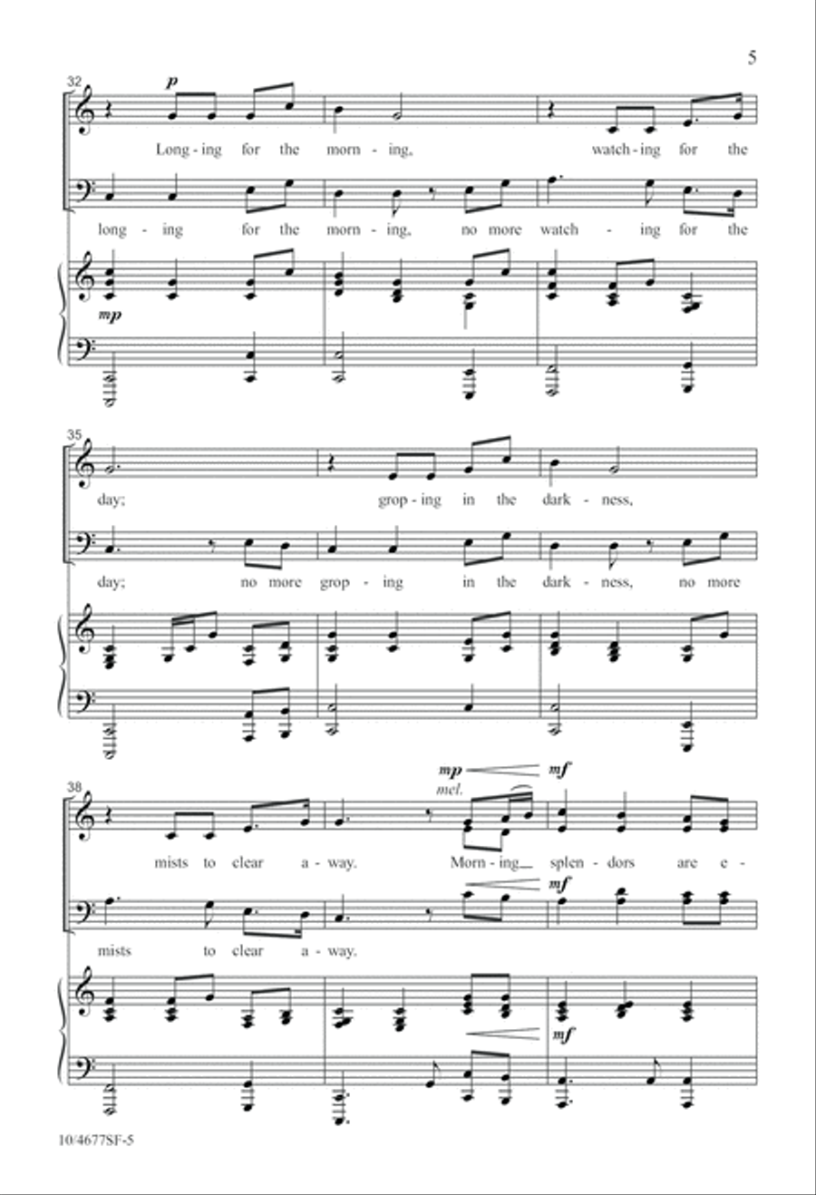 Heavenly Home 4-Part scores gallery preview page 5