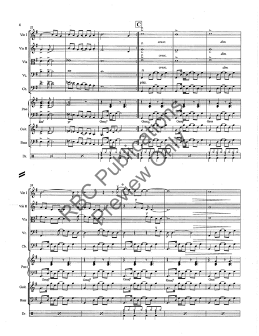 Cliche Cliche String Orchestra scores gallery preview page 5