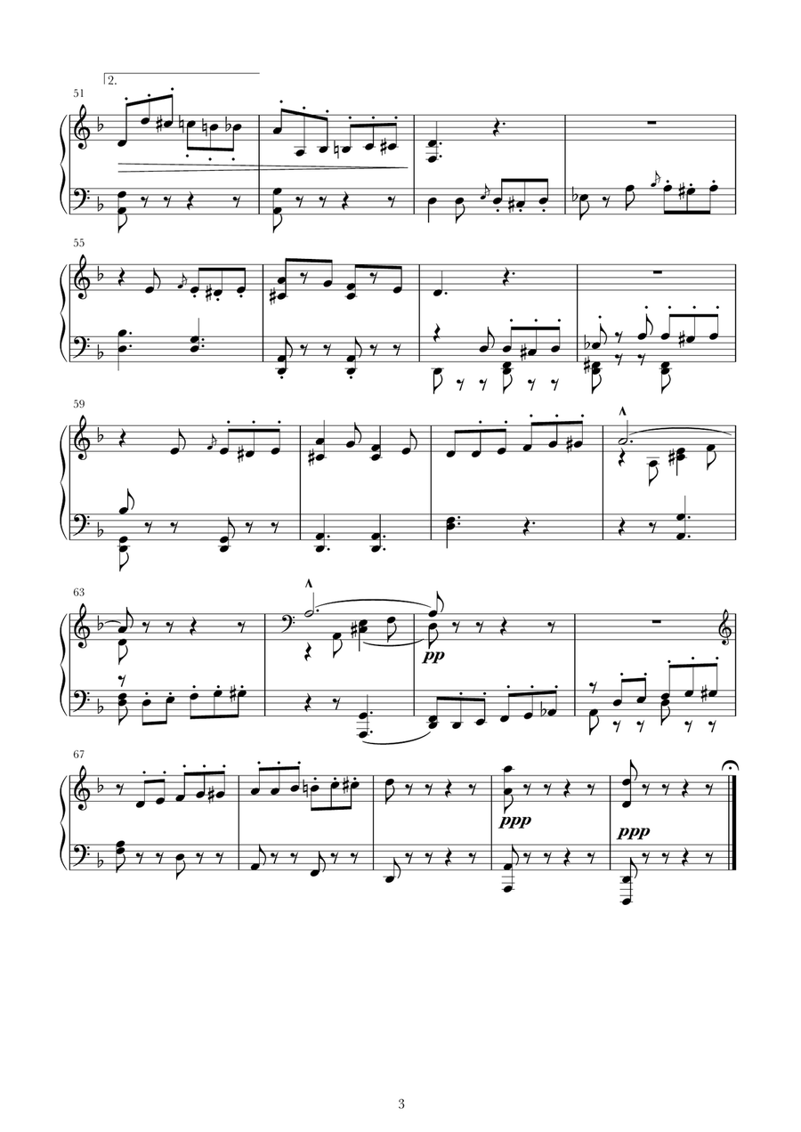 Funeral March of a Marionette (Puppet) / Theme from “Alfred Hitchcock Presents” Piano Method scores gallery preview page 5