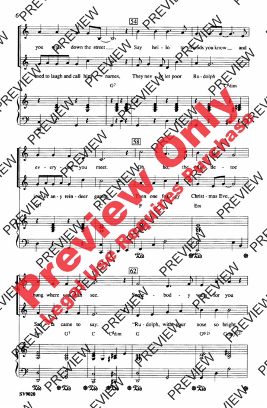 A Holly Jolly Holiday 2-Part scores gallery preview page 6
