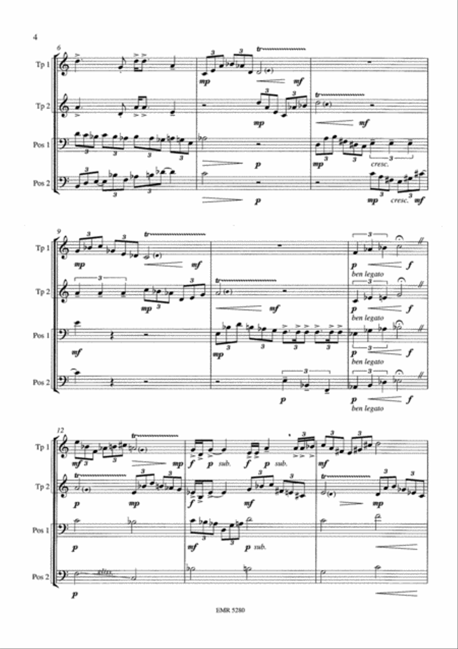 Diptychon Brass Ensemble scores gallery preview page 4