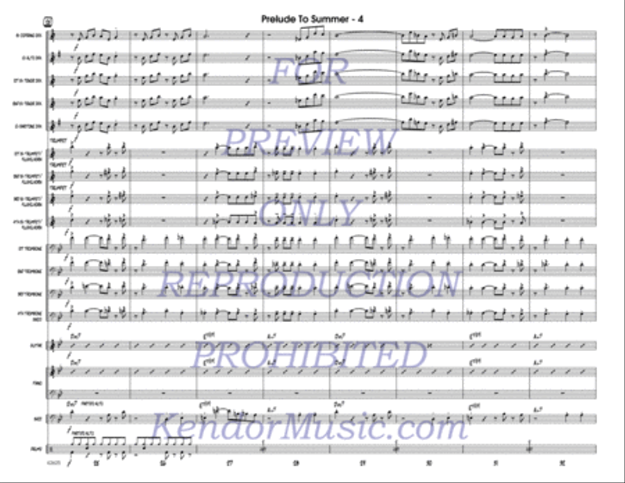 Prelude To Summer Choir scores gallery preview page 5