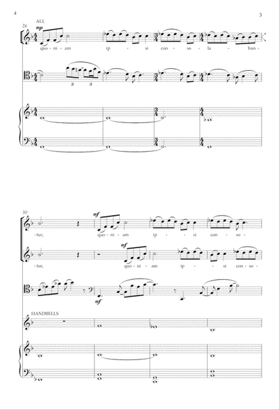 Beatitude IV: Beati qui lugent (Blessed are they that grieve) Women's Choir scores gallery preview page 4