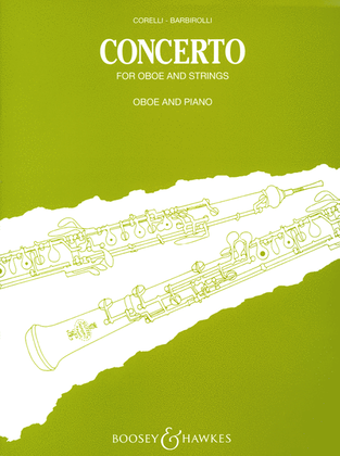 Book cover for Concerto for Oboe and Strings