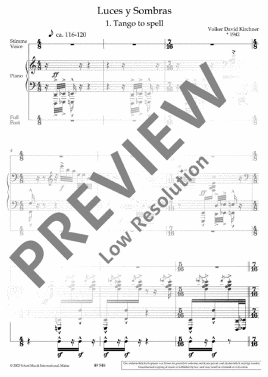 Luces and Sombras Luces and Sombras Piano Solo scores gallery preview page 4