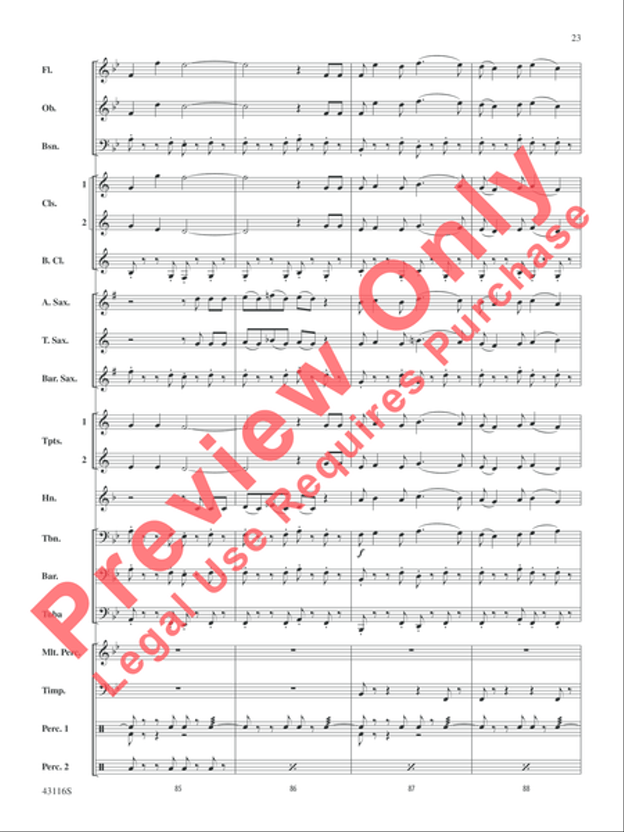 The Best of Leroy Anderson Concert Band scores gallery preview page 24
