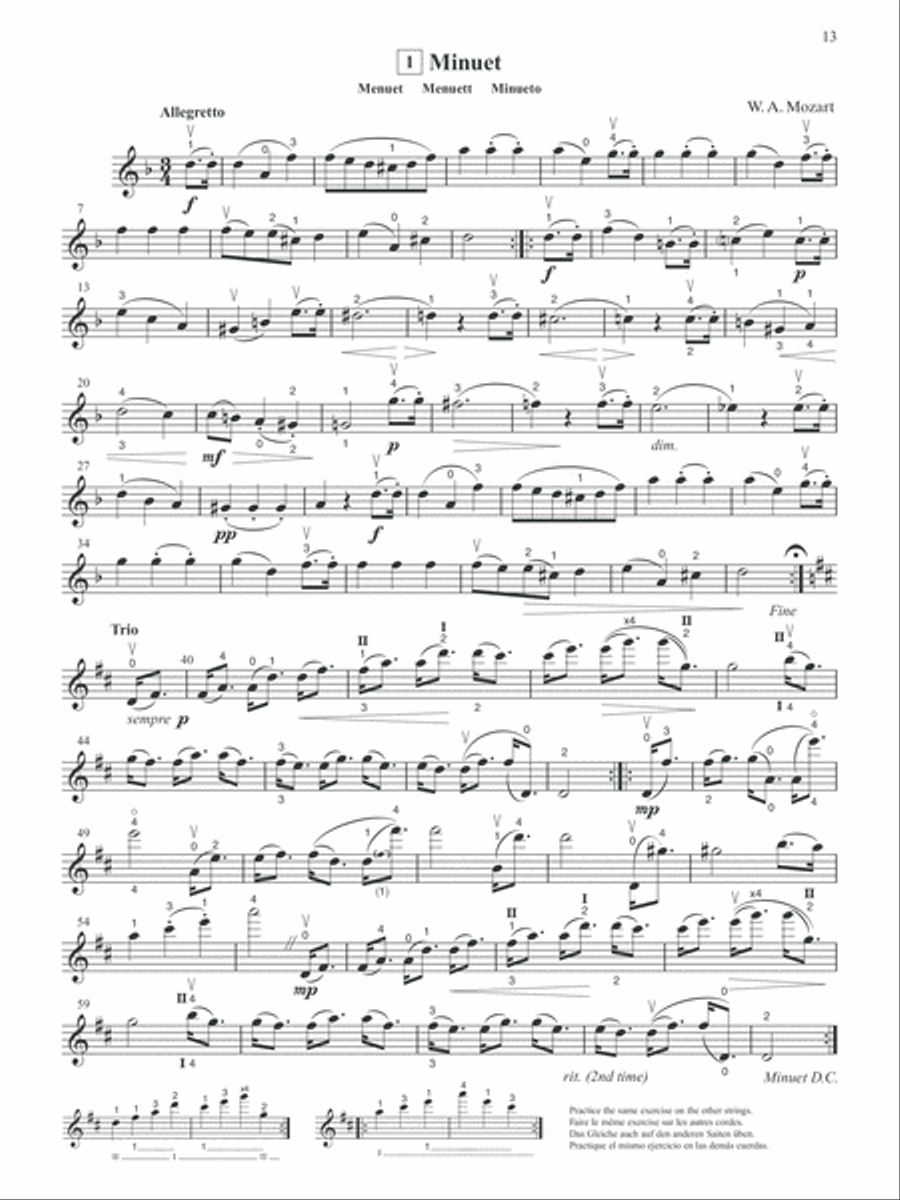 Suzuki Violin School, Volume 7 String Methods scores gallery preview page 5