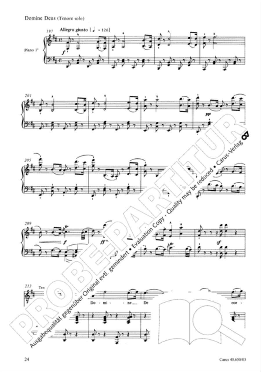 Petite Messe solennelle 4-Part scores gallery preview page 27