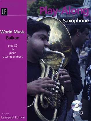 Book cover for Balkan Play-Along Saxophone