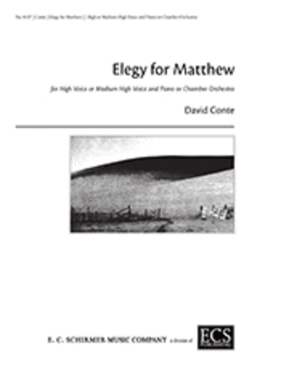 Elegy for Matthew (Piano/Vocal Score)