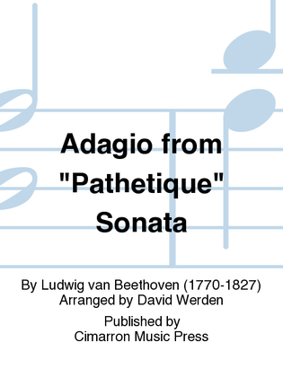 Book cover for Adagio from Pathetique Sonata
