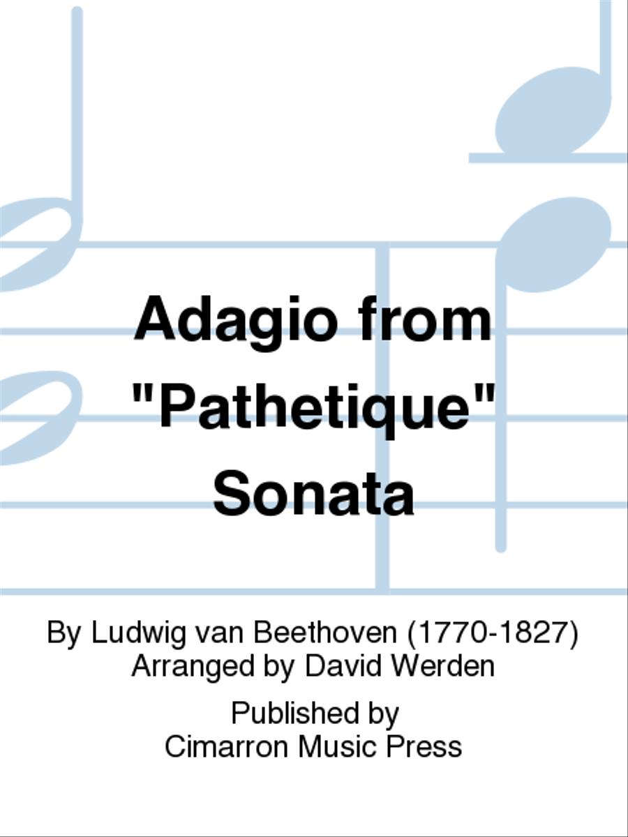 Book cover for Adagio from Pathetique Sonata