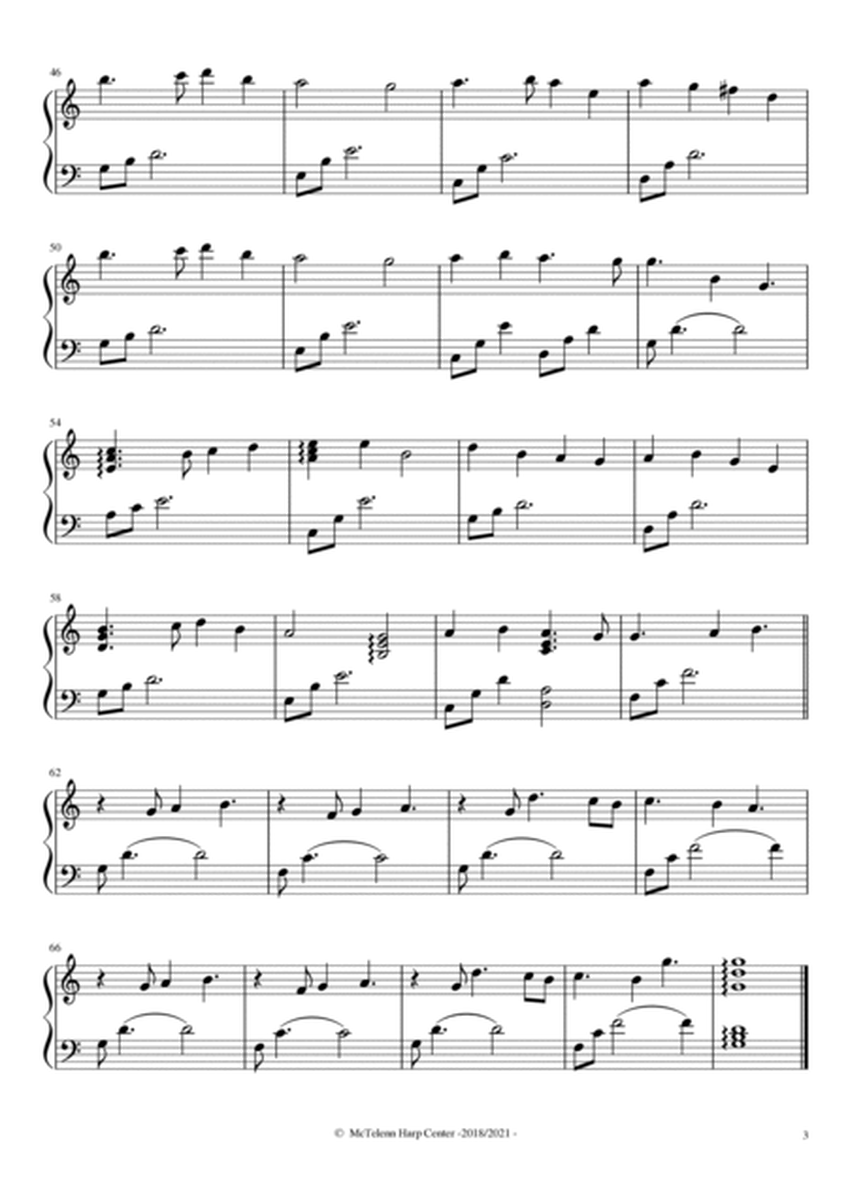 In The Bleak Midwinter - Christmas Carol - beginner & 27 String Harp | McTelenn Harp Center image number null