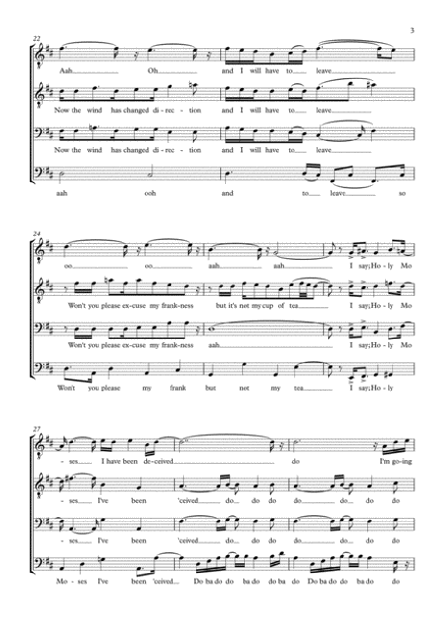 Border Song TTBB scores gallery preview page 3
