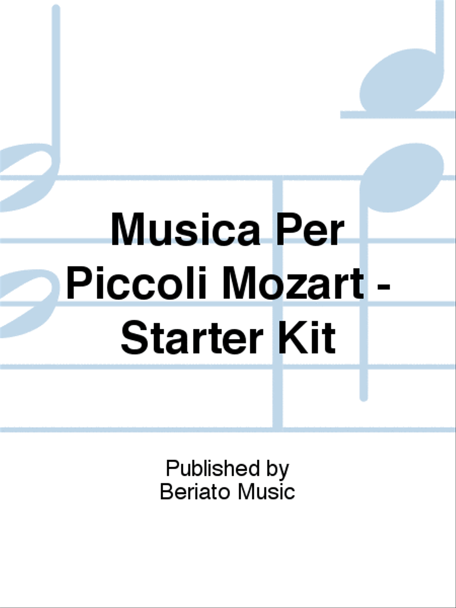 Musica Per Piccoli Mozart - Starter Kit Piano Solo scores gallery preview page 1