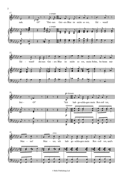 Edward, Op. 1 No. 1 (Original key. E-flat minor)
