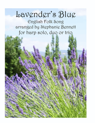 Lavender's Blue Harp Solo, Duet or Trio