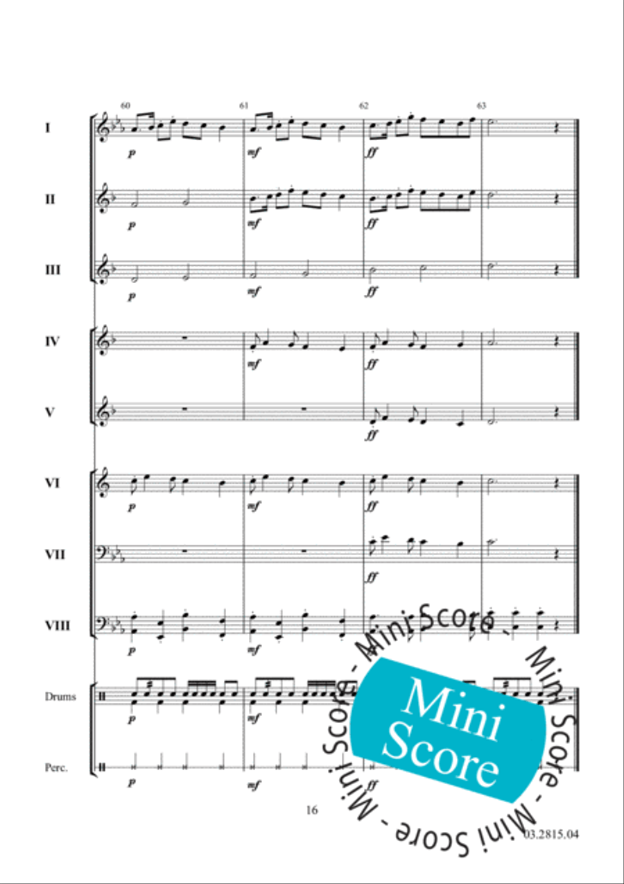 Paseo de Otono Concert Band scores gallery preview page 20