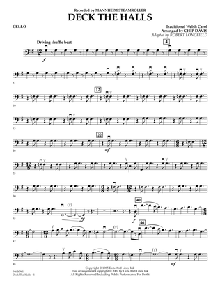 Deck the Halls (Mannheim Steamroller) - Cello