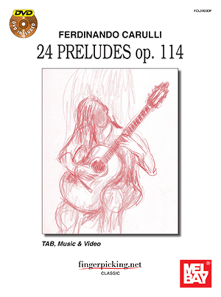 Ferdinando Carulli: 24 Preludes op. 114-Tab, Music & Video