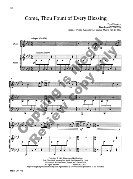 Three Hymns for Oboe and Piano image number null