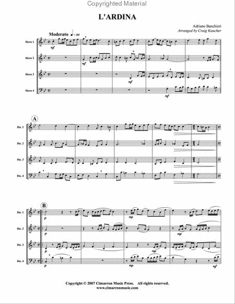 L'Ardina Horn scores gallery preview page 2