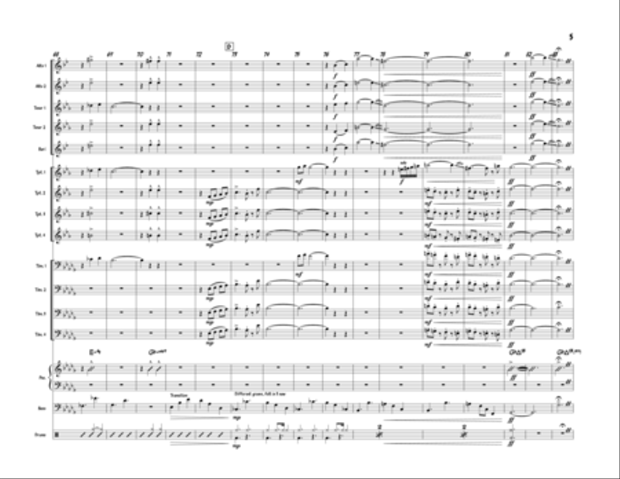 Nebula Jazz Ensemble scores gallery preview page 5