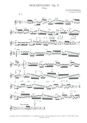 Mozartiando, Op. 31
