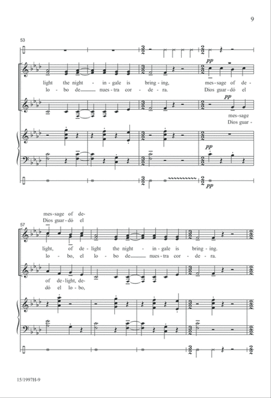 Ríu, Ríu, Chíu SSA scores gallery preview page 10