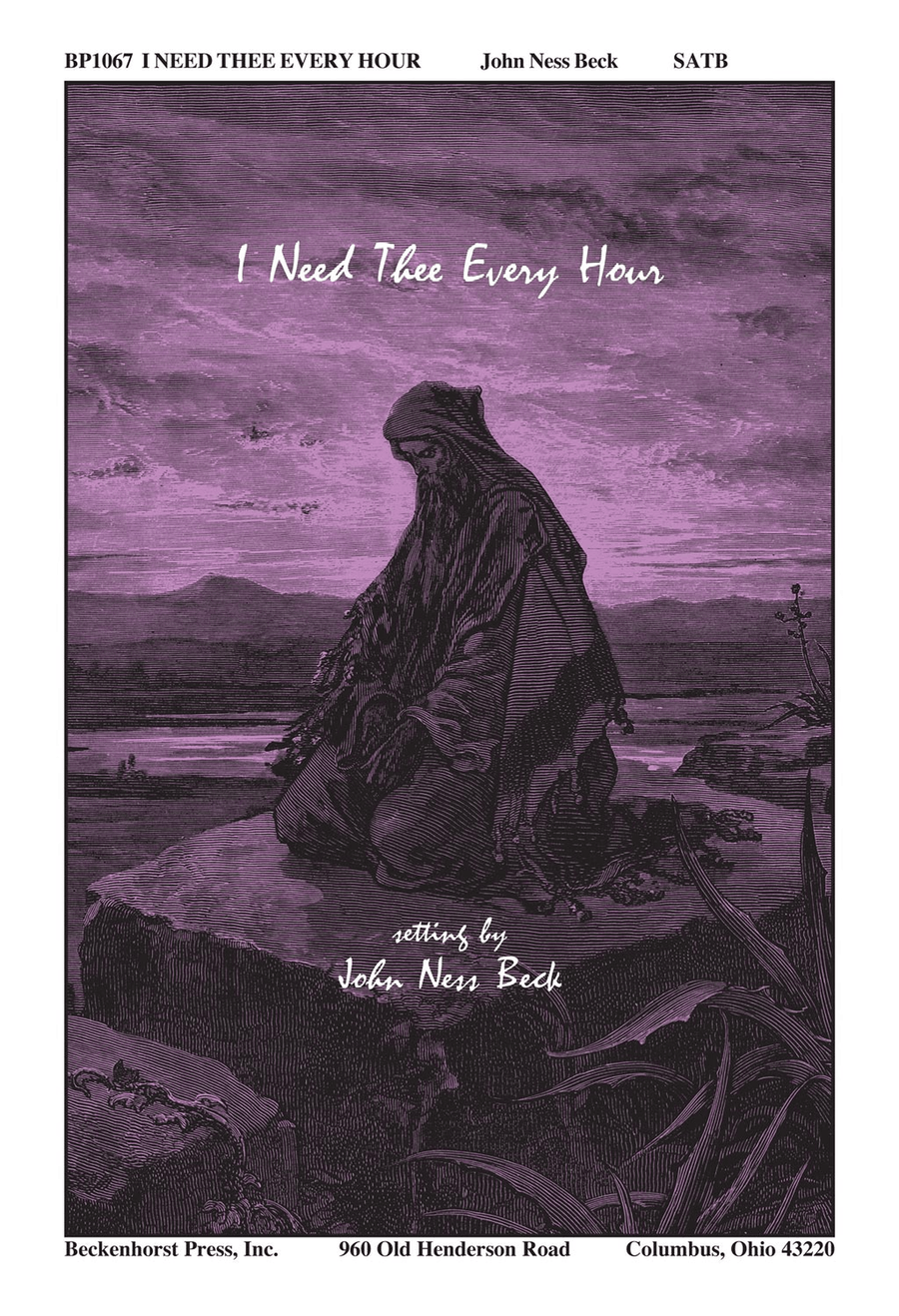 I Need Thee Every Hour 4-Part scores gallery preview page 1