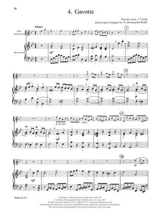 Gavotte (from Sonata V for Harpsichord) (Downloadable)