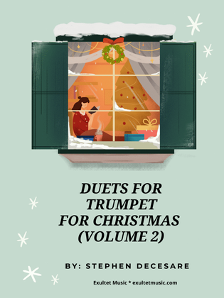 Book cover for Duets for Trumpet for Christmas (Volume 2)