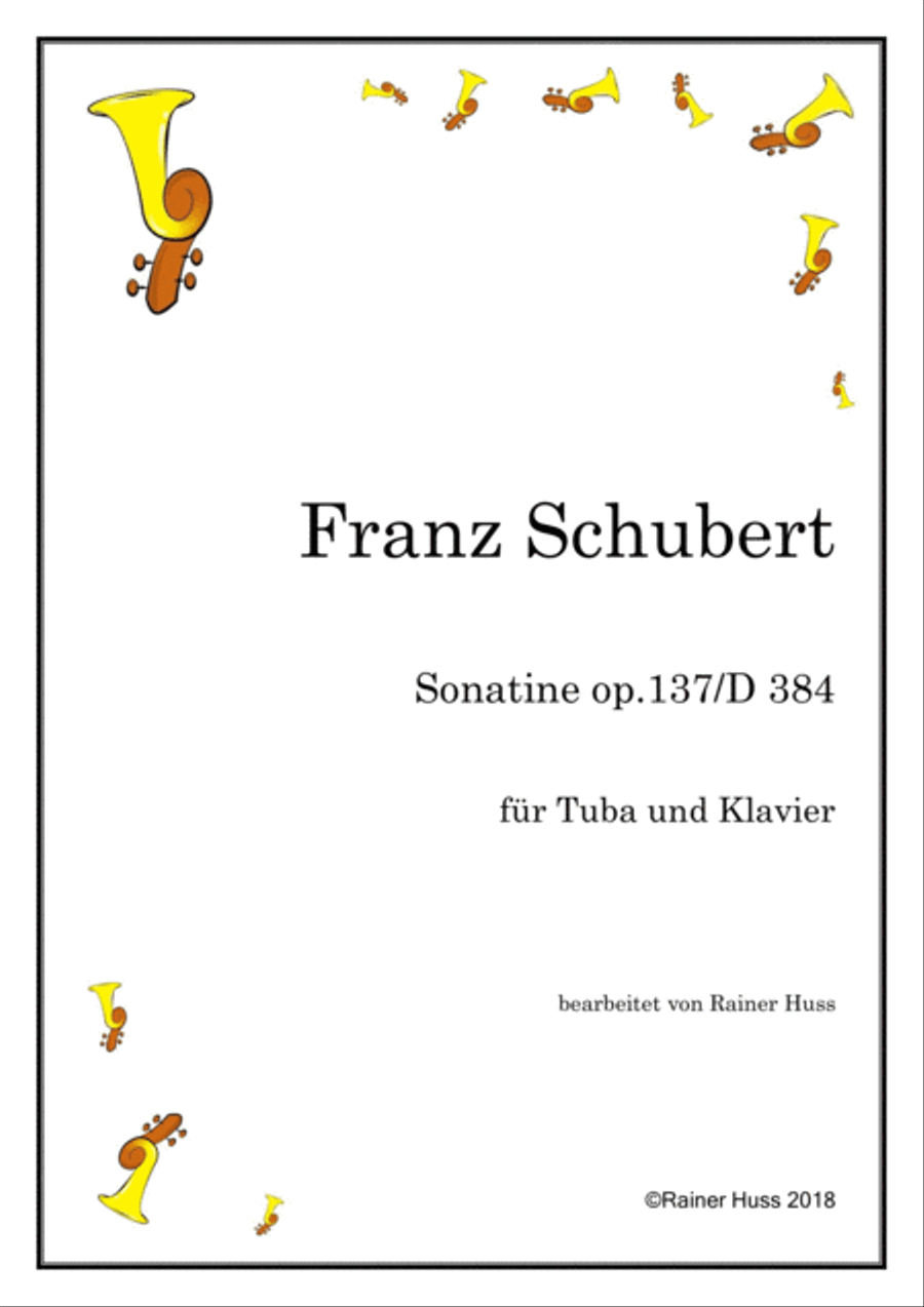 F.Schubert Sonatine F.Schubert Sonatine Piano scores gallery preview page 1
