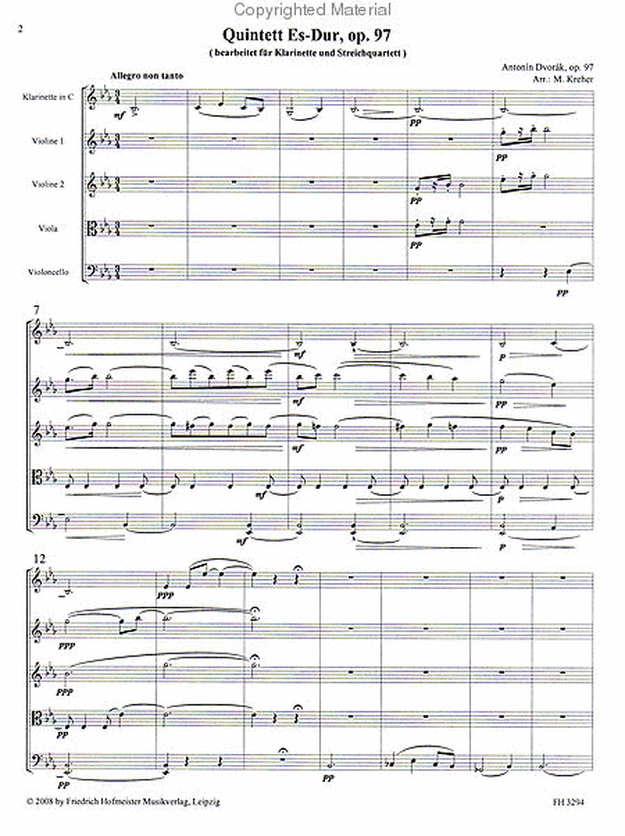 Quintett Es-Dur, op. 97