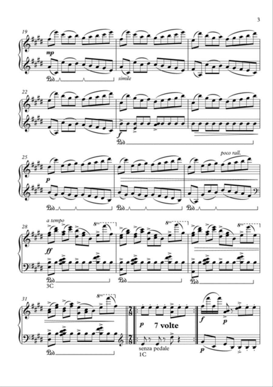 Mattino Piano Solo scores gallery preview page 3