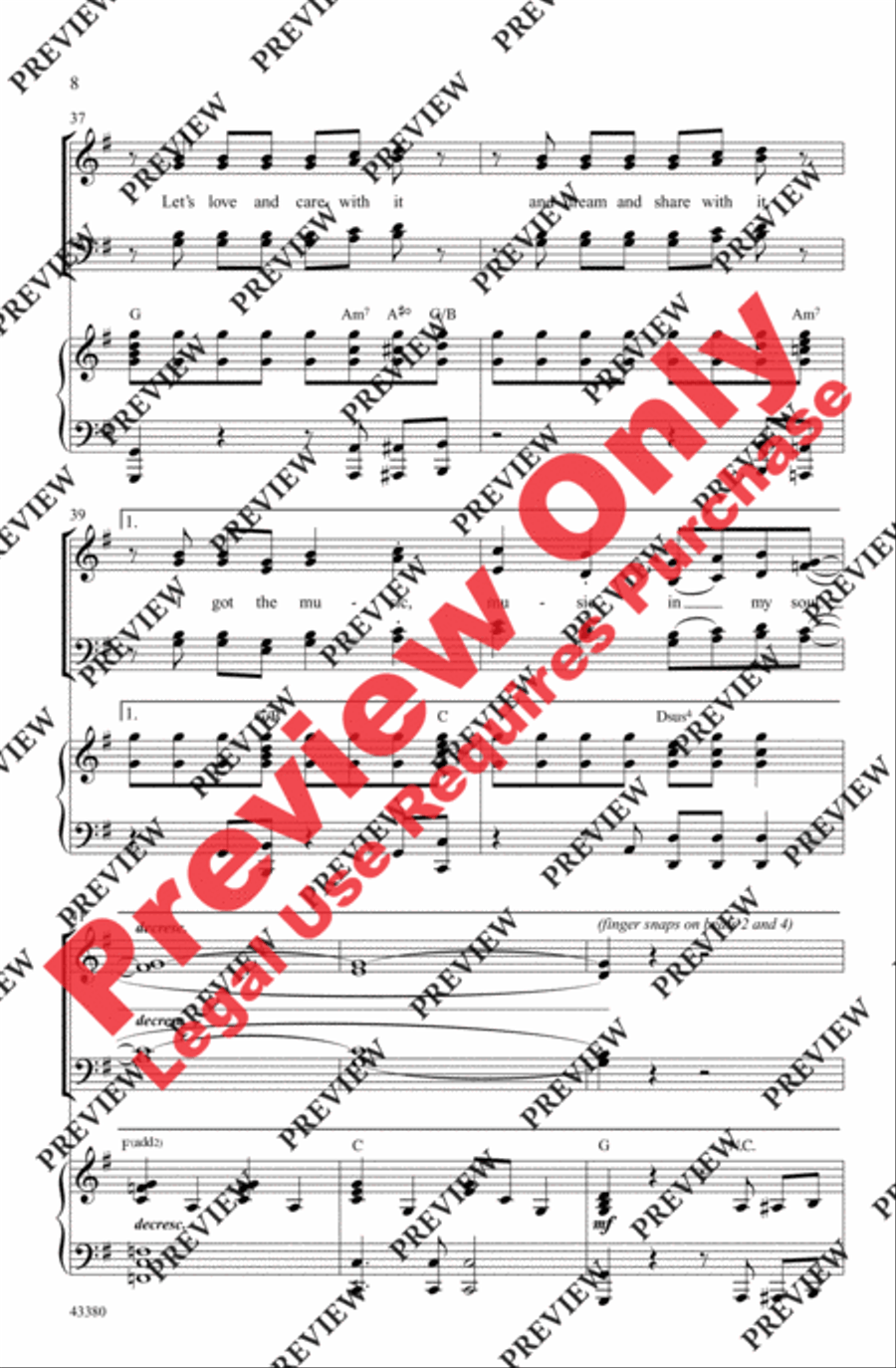 Music in My Soul - SoundTrax CD (CD only) Choir scores gallery preview page 8