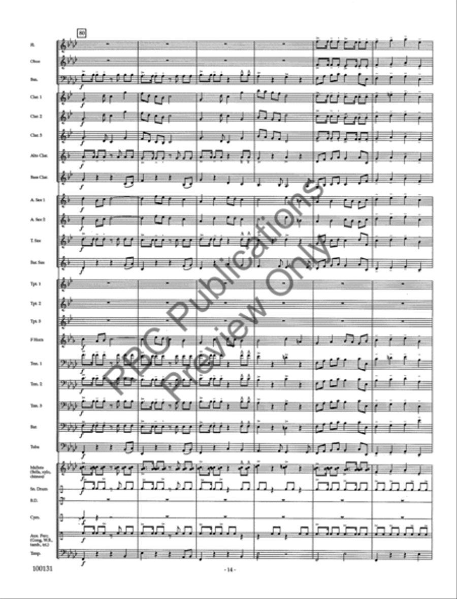 Windsor Castle Concert Band scores gallery preview page 17