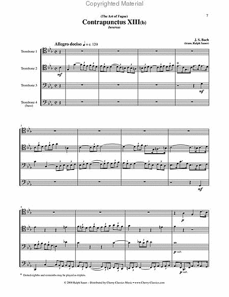 Art of Fugue, BWV 1080 Volume 4