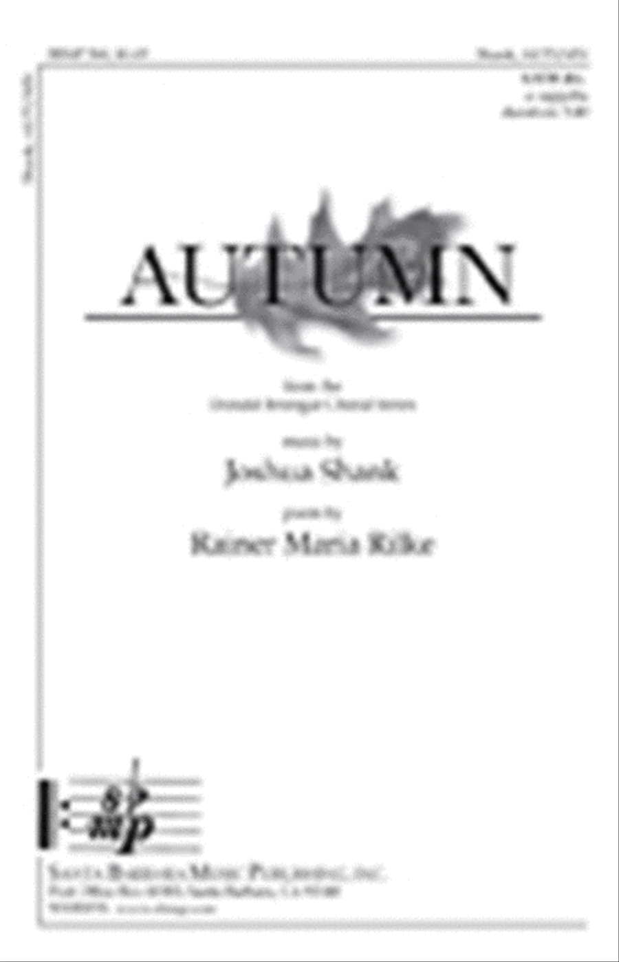 Autumn - SATB divisi Octavo Divisi scores gallery preview page 1